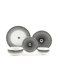 Resim Zm Decor Siyah Aşk Tabak 17 Cm 