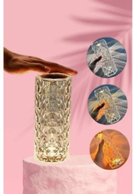 Resim Cn Sevgililer Gününe Özel Romantik Kristal Gece Lambası Sevgiliye Hediye Çok Renkli 