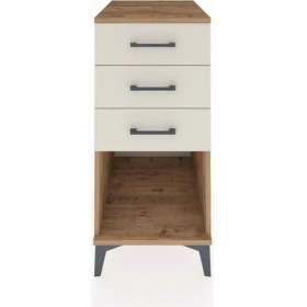 Resim Kronos Komodin 3 Çekmeceli 44X59X96 Çam-Aytaşı 