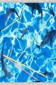 Resim Cotton Şönil Kaymaz Tabanlı Yıkanabilir Antibakteriyel Dijital Baskı Çocuk Halısı, CK-10101A-CTN-80X150 