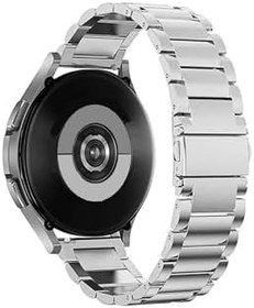 Resim Samsung Gear Sport Uyumlu Kordon Klasik Baklava Model Paslanmaz Çelik Metal Kayış 