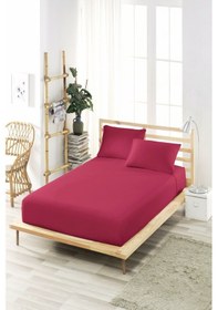 Resim 140x200 Lastikli Çarşaf Takımı Çift Kişilik Pamuklu Kumaş 