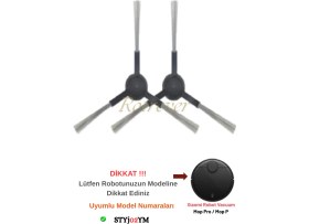 Resim RotRever Xiaomi Mi Robot Vacuum Mop Pro (Model NO:STYTJO2YM Dikkat)Vacuum Mop P Robot Süpürge Yedek Parça Seti 