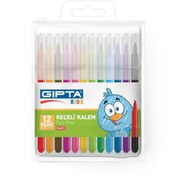 Resim Gıpta Keçeli Boya Kalemi Pvc Çantalı 24 Renk K402 