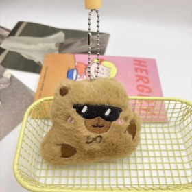 Resim OEMG Yeni Yaratıcı Sevimli Anahtarlık Karikatür Peluş Bebek Kolye Çok Yönlü Anahtarlık Kolye Çanta Bebek Çekicilik (Yurt Dışından) 