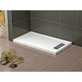 Resim Stina Luca 80x130 Dikdörtgen Monoflat Duş Teknesi 