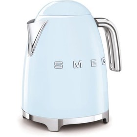 Resim Smeg Pastel Mavi Kettle 1x2 Ekmek Kızartma Makinesi ve Filtre Kahve Makine Seti smeg