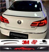 Resim Spoiler Volkswagen Passat Cc Bagaj Üzeri Çıta Spoiler Pianoblack 