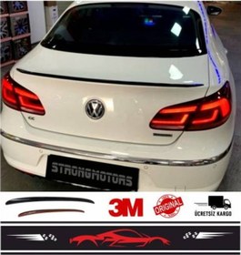 Resim Spoiler Volkswagen Passat Cc Bagaj Üzeri Çıta Spoiler Pianoblack 