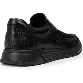 Resim Deery Erkek Hakiki Deri Siyah Loafer Ayakkabı - 01999MSYHC01 
