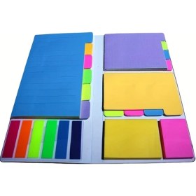 Resim Wangxi Notes Collection 410 Parça Renkli Yapışkan Not Seti Planlama Ve Ofis 