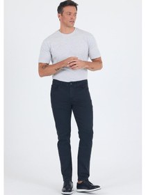 Resim İmza Koyu Antrasit Pamuklu 5 Cep Casual Slim Fit 5 Cep Pantolon 1003250318 Koyu Antrasit 