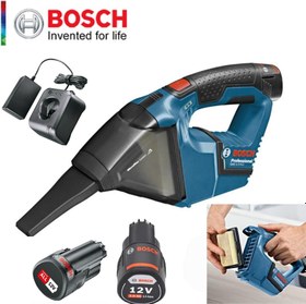 Resim Bosch GAS 12 V ÇİFT Bataryalı ŞARJLI El-Araç Süpürgesi 