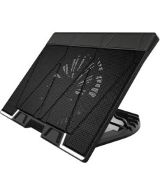 Resim ZM-NS3000" 200MM Fanlı 6 Kademe Yuksekli̇k Ayarlı Tyep-C Data Baglantılı Notebook Stand ve Sogutucu 