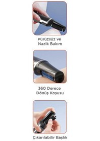 Resim Başkenttekno BCM-1140T Şarjlı LCD Ekranlı 3 Başlıklı Su Geçirmez Ayak Törpü Cihazı 