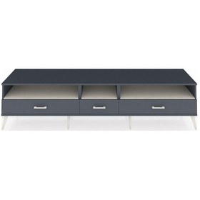 Resim Hyperion Tv Ünitesi 3 Raflı 3 Çekmeceli 220x44x51 Antrasit-aytaşı/antrasit Aytası/antrasıt - Antrasıt 