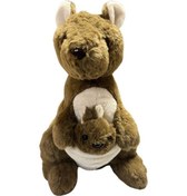 Resim Halley Peluş Kanguru 35 Cm 23237 Koyu Kahve Çok Renkli 