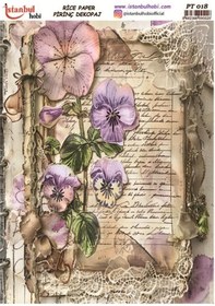 Resim Pirinç Dekopaj Kağıdı 30x42cm Pt-018 