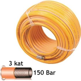 Resim Baco İlaçlama Hortumu 20 M 8 Ml 3 Kat Sarı 