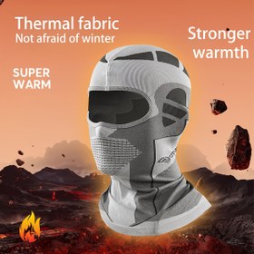 Resim Kış ve Kadın Kış Winter Sıcak Bisiklet Kasketi, Solunumlu Nakışlı (Kancalı Kumaş) Boyun Gaiteri, Kadife Motorlu Yüz Maskesi, Rüzgar Geçirmez Tam Yüz Şal Baş Kapağı, Bisiklet Kaskı Baş Giysisi, Polyester Karışımı 