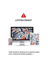 Resim Vionel Home Gökkuşağı V2 8 Farklı Desenli Pamuklu Çift Kişilik Baskılı Pike 