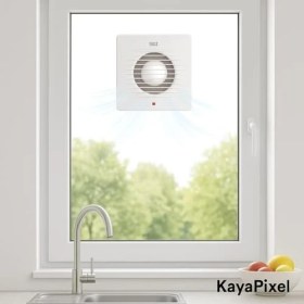 Resim Ecovibe Horoz 12 cm 120’LIK Banyo Mutfak Tuvalet Havalandırma Fanı | 15W Sessiz Aspiratör, 1900 Rpm, 120 M³/h Debi, IP20 Koruma, Abs Plastik, 220V - Enerji Verimli ve Dayanıklı Fan 