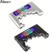 Resim ALMOCN BT-886 Taşınabilir Pil Test Cihazı, Dijital LCD Ekran, C D 9V AA AAA 1.5V Pil Kontrol Cihazı, Pil Gerektirmez, Dayanıklı Plastik Yapı, Ev ve Atölye Kullanımı İçin El Tipi Tasarım 