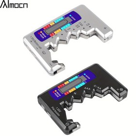 Resim ALMOCN BT-886 Taşınabilir Pil Test Cihazı, Dijital LCD Ekran, C D 9V AA AAA 1.5V Pil Kontrol Cihazı, Pil Gerektirmez, Dayanıklı Plastik Yapı, Ev ve Atölye Kullanımı İçin El Tipi Tasarım 