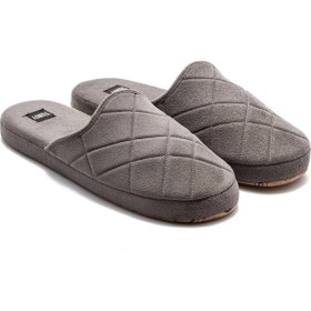 Resim Twigy TW BAKO GRİ ERKEK SESSİZ TABAN EV TERLİK 41/46 EE0819 