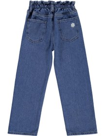 Resim Civil Girls Papatya Nakışlı 6-9 Yaş Pantolon - Mavi - Mavi / 9-10 Yaş 