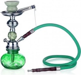 Resim Küçük Boy Nargile Takımı - Yeşil 