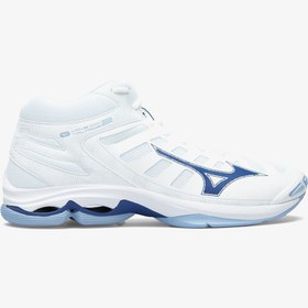 Resim Mizuno Wave Voltage 2 Mid Erkek Beyaz Voleybol Ayakkabısı 
