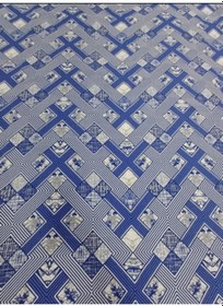 Resim Savan Dokuma Halı Örtüsü 6m² Mavi 