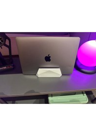 Resim İnce Seri Laptop Yada Apple Uyumlu MacBook Pro Dik Tutan Stand Tutucu 