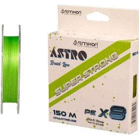 Resim Remixon Astro 8x 150m Chartreuse İp Misina - 0,18mm 