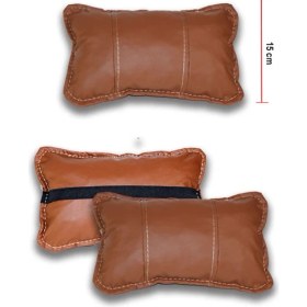 Resim Toyota Corolla 2013 ve Sonrası Oto Koltuk Taba Renk Boyun Yastığı 2 Adet 