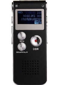 Resim Bosphorusboutique Profesyonel Ses Kaydedici, 8gb Mp3 Usb, Siyah, Taşınabilir, Güçlü Mikrofonlu 