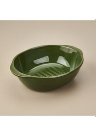 Resim Berlin Fırın Kabı - Yeşil - 31x25 Cm Çok Renkli 