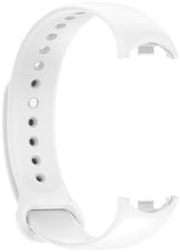 Resim Gpack Xiaomi Mi Band 9 ile Uyumlu Silikon Mat Kordon, Beyaz 