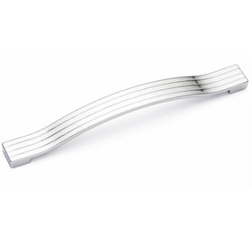 Resim Eraks Krom 160 mm Akasya Çizgili Çekme Mobilya Kulpu (0741 050 160) 