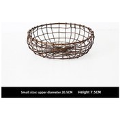 Resim Yifomall Klasik Japon Stili El Dokuma Küçük Mutfak Sepeti - Meyve, Atıştırmalık, Pastane Ürünleri Ve Masa Çöpü İçin Sıkıcı Olmayan Depolama Çözümü Antik Bakır 