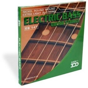 Resim Dadi EB147 5 Telli Bas Gitar Teli | Derin Bas Frekansları Yumuşak Çalım Hissi 