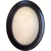 Resim Fochsia Siyah Antik Stil 4x6 Inç Oval Aynalı Çerçeve Masa Duvark Dekor 