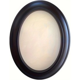 Resim Fochsia Siyah Antik Stil 4x6 Inç Oval Aynalı Çerçeve Masa Duvark Dekor 