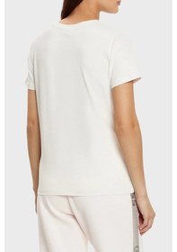 Resim Guess Bayan T Shirt V4yı09 J1314 G6k5 Ekru Ekru 