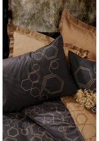 Resim Cotton Box Dark Tek Kişilik Nevresim Takımı Dawn Bakır (517780214) 