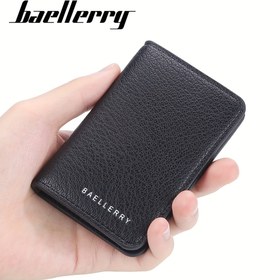 Resim Yeni Lychee Desenli Kısa Mini Cüzdan, Basit İnce Para Klipsi Çoklu Kartlık Kredi Kartı Banka Kartı Kılıfı 
