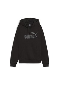 Resim Puma Ess+ Anımal Hoodie Fl Kadın Siyah Sweatshırt Siyah Siyah 