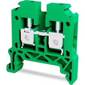 Resim Tbloc Tbl 6mm Yeşil Vidalı Tek Katlı Klemens 