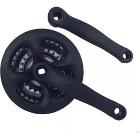 Resim Aynakol Mtb Bisiklet İçin Cr-05 42/34/24t 170mm Set Siyah Ayk-316 